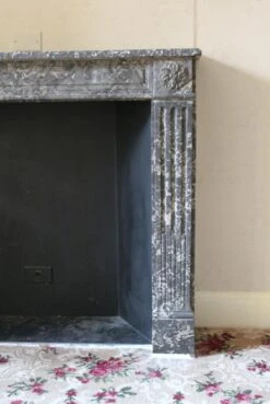 Waldorf Astoria Antique Classic Gray Marble Mantel -OGT Sale Store wan251705a 09