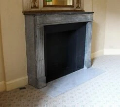 Waldorf Astoria Gray Louis XVI Regency Marble Mantel -OGT Sale Store wan251719 04
