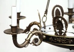 Waldorf Astoria Empire Style 6 Arm Brass Chandelier 17 Waldorf Astoria Empire Style 6 Arm Brass Chandelier -OGT Sale Store wan252378 05