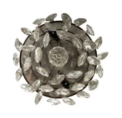 Waldorf Astoria 8 In. Three Tier Crystal Teardrop Flush Mount 11 Waldorf Astoria 8 In. Three Tier Crystal Teardrop Flush Mount -OGT Sale Store wan252414b 05