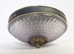 Waldorf Astoria Cut Glass Empire Flush Mount Light 17 Waldorf Astoria Cut Glass Empire Flush Mount Light -OGT Sale Store wan252518b 04