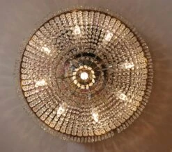 Duke Of Windsor Suite Main Room Flush Mount Crystal Chandelier -OGT Sale Store wan252958 07