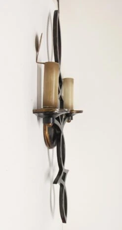 Wrought Iron Fish Motif Waldorf Astoria Sconce -OGT Sale Store wan253096 06