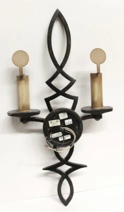 Wrought Iron Fish Motif Waldorf Astoria Sconce -OGT Sale Store wan253096 09