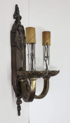 Heavy Cast Bronze 2 Arm Sconce From The Waldorf Astoria -OGT Sale Store wan256351 08
