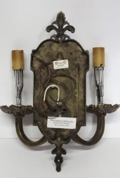 Heavy Cast Bronze 2 Arm Sconce From The Waldorf Astoria -OGT Sale Store wan256351 09