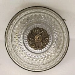 Waldorf Astoria Crystal & Brass Flush Mount Fixture -OGT Sale Store wan261597 06