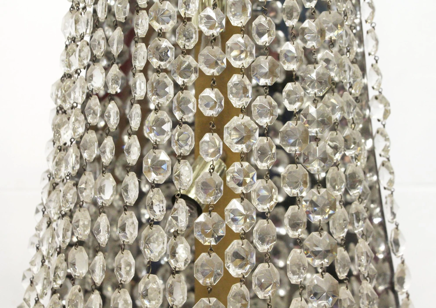 Waldorf Astoria 5 Ft. Brass & Crystal Empire Wall Sconce 6 Waldorf Astoria 5 Ft. Brass & Crystal Empire Wall Sconce - Image 4