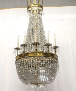 Waldorf Astoria 5 Ft. Brass & Crystal Empire Wall Sconce 20 Waldorf Astoria 5 Ft. Brass & Crystal Empire Wall Sconce -OGT Sale Store wan264220 07