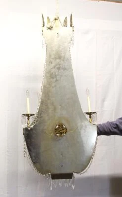 Waldorf Astoria 5 Ft. Brass & Crystal Empire Wall Sconce 22 Waldorf Astoria 5 Ft. Brass & Crystal Empire Wall Sconce -OGT Sale Store wan264220 09