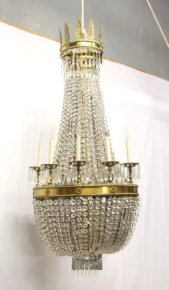 Waldorf Astoria 5 Ft. Brass & Crystal Empire Wall Sconce 24 Waldorf Astoria 5 Ft. Brass & Crystal Empire Wall Sconce -OGT Sale Store wan264220 11