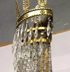 Waldorf Astoria 5 Ft. Brass & Crystal Empire Wall Sconce 25 Waldorf Astoria 5 Ft. Brass & Crystal Empire Wall Sconce -OGT Sale Store wan264220 12