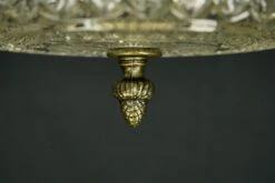 Waldorf Astoria 9.25 In. Clear Glass Brass Flush Mount Light 13 Waldorf Astoria 9.25 In. Clear Glass Brass Flush Mount Light -OGT Sale Store wan286494 05