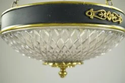 Waldorf Astoria 18.75 In. Empire Cut Glass Dish Pendant Light 21 Waldorf Astoria 18.75 In. Empire Cut Glass Dish Pendant Light -OGT Sale Store wan286767 09