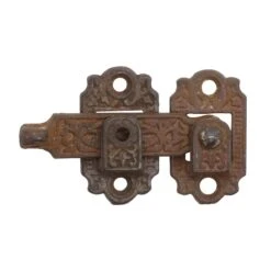 Antique 2.875 In. Cast Iron Aesthetic Window Shutter Latch