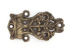 Antique 3.625 In. Victorian Bronze Offset Ice Box Hinge