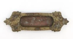 Antique 4.875 In. Victorian Brass Window Sash Lift