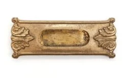 Antique Art Nouveau Reading Brass Window Sash Lift