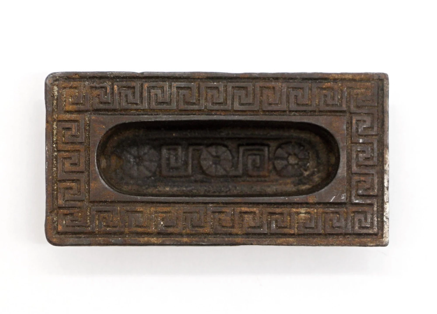 Antique Cast Iron Greek Key Recessed Window Sash Lift 3 Antique Cast Iron Greek Key Recessed Window Sash Lift