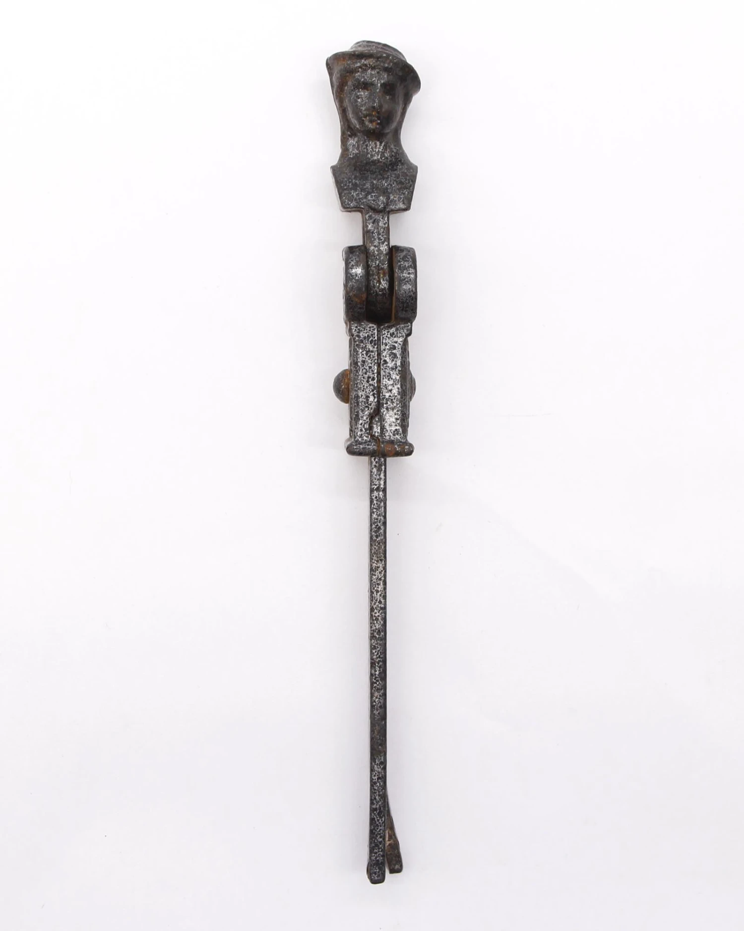 Antique Figural Black Cast Iron Window Shutter Drop Pull 3 Antique Figural Black Cast Iron Window Shutter Drop Pull