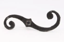 Antique Hand Forged 6.75 In. Wrought Iron Black Shutter Dog