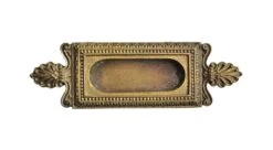 Antique Neoclassical Brass Window Sash Lift