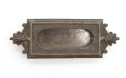 Antique Victorian 4.375 In. Dark Brass Window Sash Lift