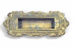 Antique Victorian Bronze Recessed Window Lift