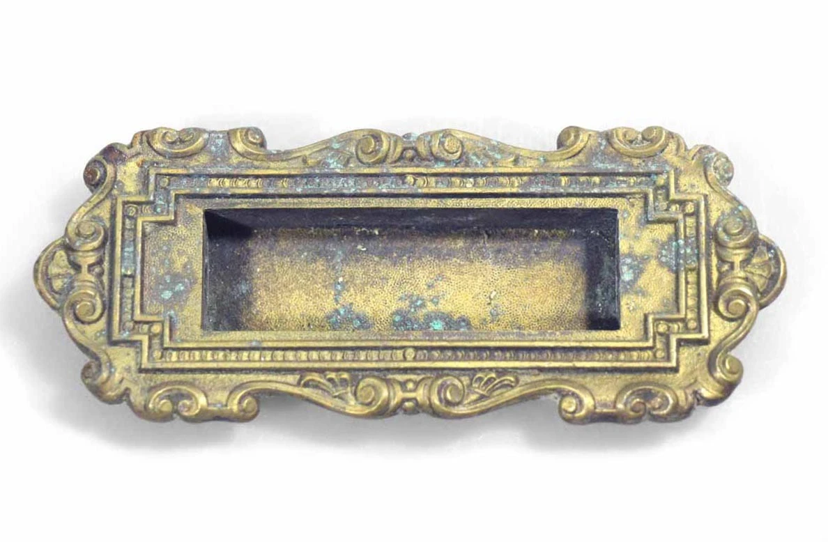 Antique Victorian Bronze Recessed Window Lift 3 Antique Victorian Bronze Recessed Window Lift