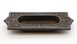 Antique Victorian Recessed Black Cast Iron Window Sash Lift 8 Antique Victorian Recessed Black Cast Iron Window Sash Lift -OGT Sale Store window hardware for sale k194409