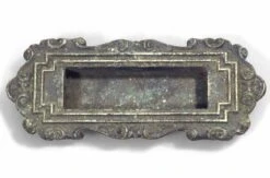 Antique Victorian Bronze Recessed Window Lift 9 Antique Victorian Bronze Recessed Window Lift -OGT Sale Store window hardware for sale l202284
