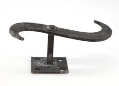 Antique Hand Forged Black Wrought Iron Shutter Dog 9 Antique Hand Forged Black Wrought Iron Shutter Dog -OGT Sale Store window hardware for sale q282892