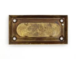 Art Deco Brass Yale & Towne Recessed Window Sash Lift 7 Art Deco Brass Yale & Towne Recessed Window Sash Lift -OGT Sale Store window hardware for sale q284452