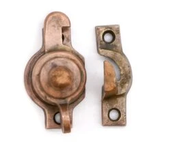 Vintage Copper Plated Brass Ball Top Window Lock 10 Vintage Copper Plated Brass Ball Top Window Lock -OGT Sale Store window hardware for sale q286342