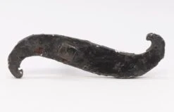 Hand Forged 5.25 In. Black Wrought Iron Shutter Dog