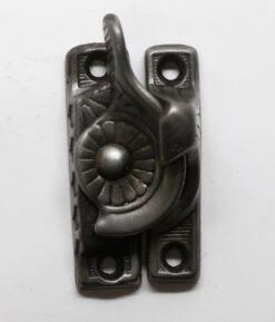 Ornate Clamshell Cast Iron Window Lock