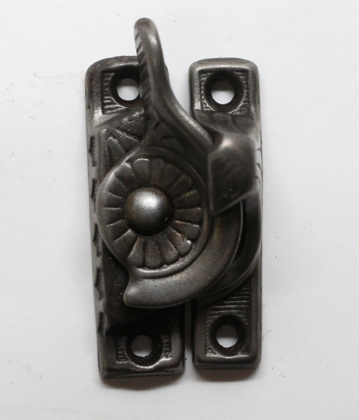 Ornate Clamshell Cast Iron Window Lock 3 Ornate Clamshell Cast Iron Window Lock