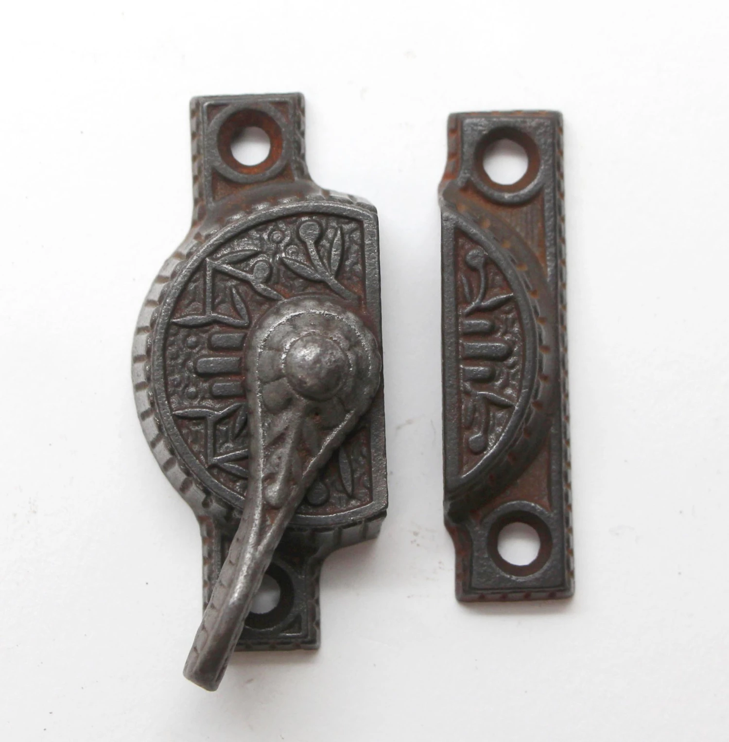 Aesthetic Cast Iron Windsor Window Lock With Keeper 4 Aesthetic Cast Iron Windsor Window Lock With Keeper - Image 2