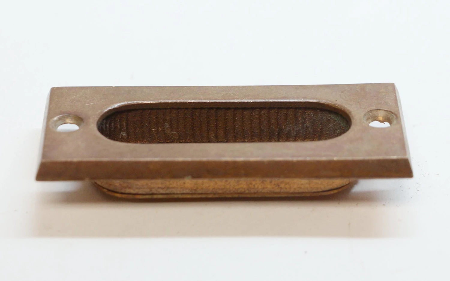 Antique Yale Beveled Brass Window Sash Lift 4 Antique Yale Beveled Brass Window Sash Lift - Image 2