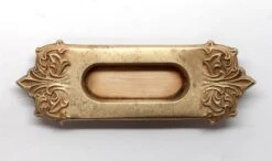 Polished Brass Art Nouveau Sash Lift