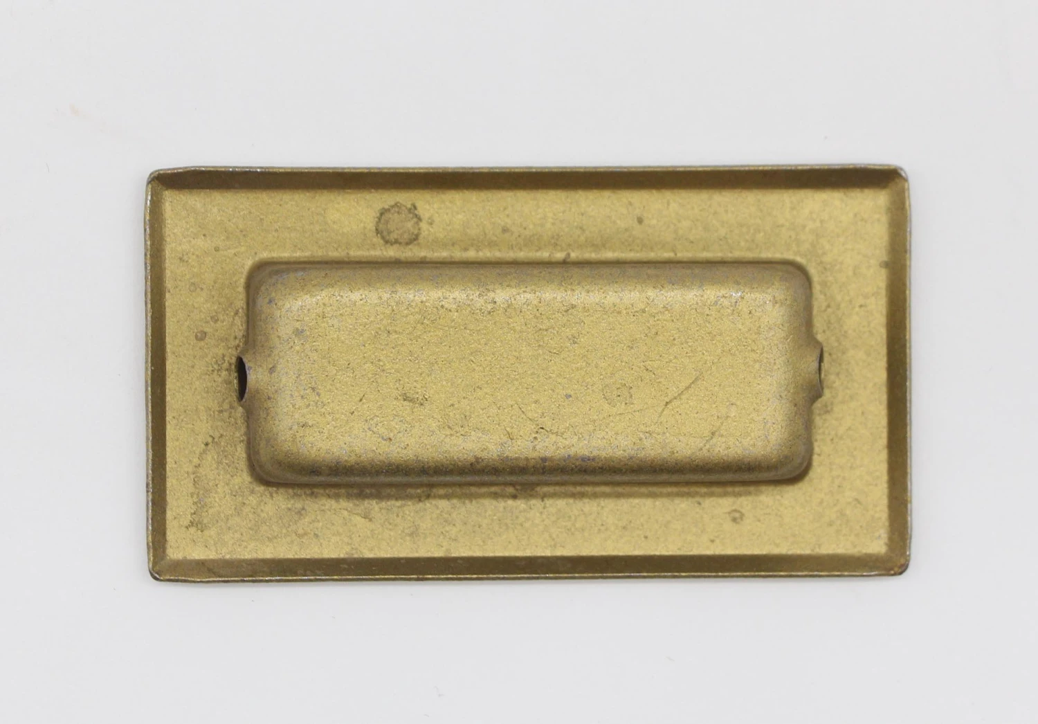 Vintage 3.25 In. Classic Brass Plated Steel Window Sash Lift 4 Vintage 3.25 In. Classic Brass Plated Steel Window Sash Lift - Image 2