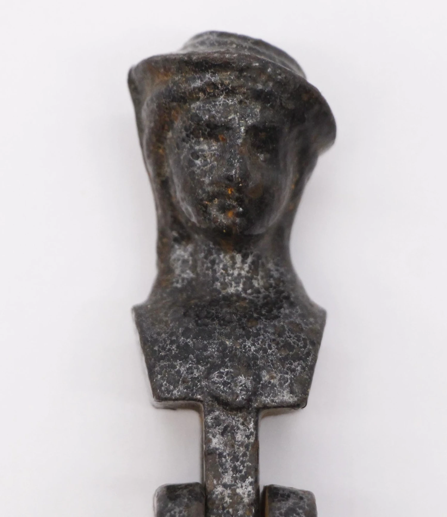 Antique Figural Black Cast Iron Window Shutter Drop Pull 4 Antique Figural Black Cast Iron Window Shutter Drop Pull - Image 2