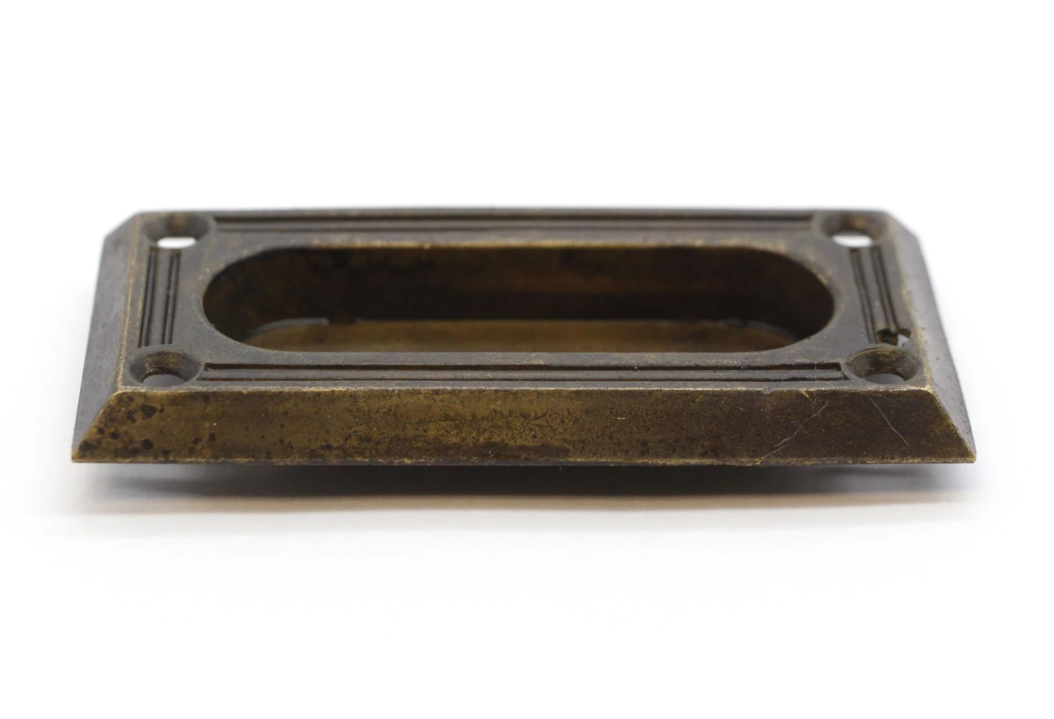 Art Deco Brass Yale & Towne Recessed Window Sash Lift 4 Art Deco Brass Yale & Towne Recessed Window Sash Lift - Image 2