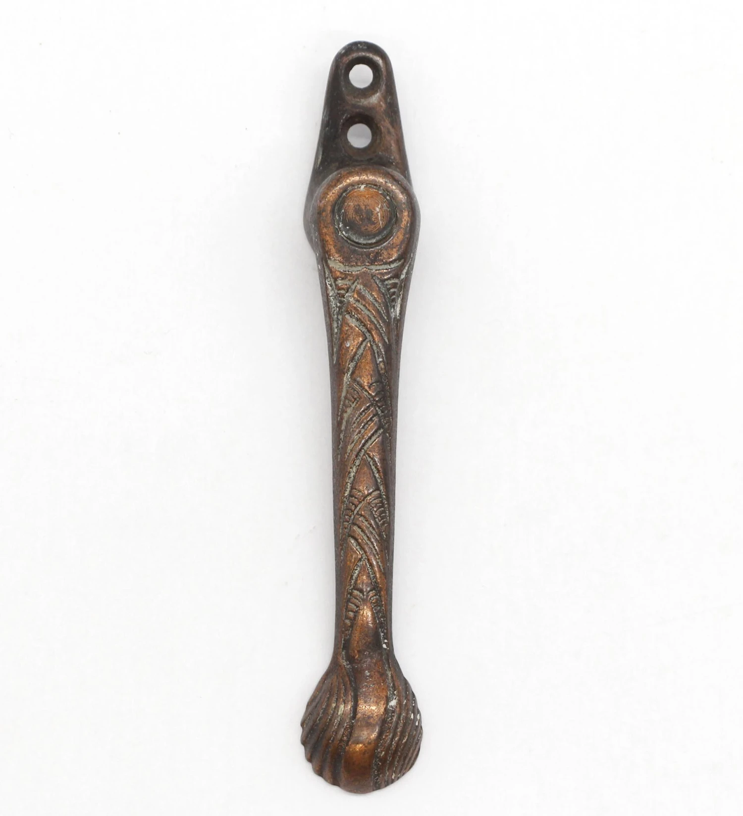 Antique Copper Plated Steel Window Lock Latch 4 Antique Copper Plated Steel Window Lock Latch - Image 2