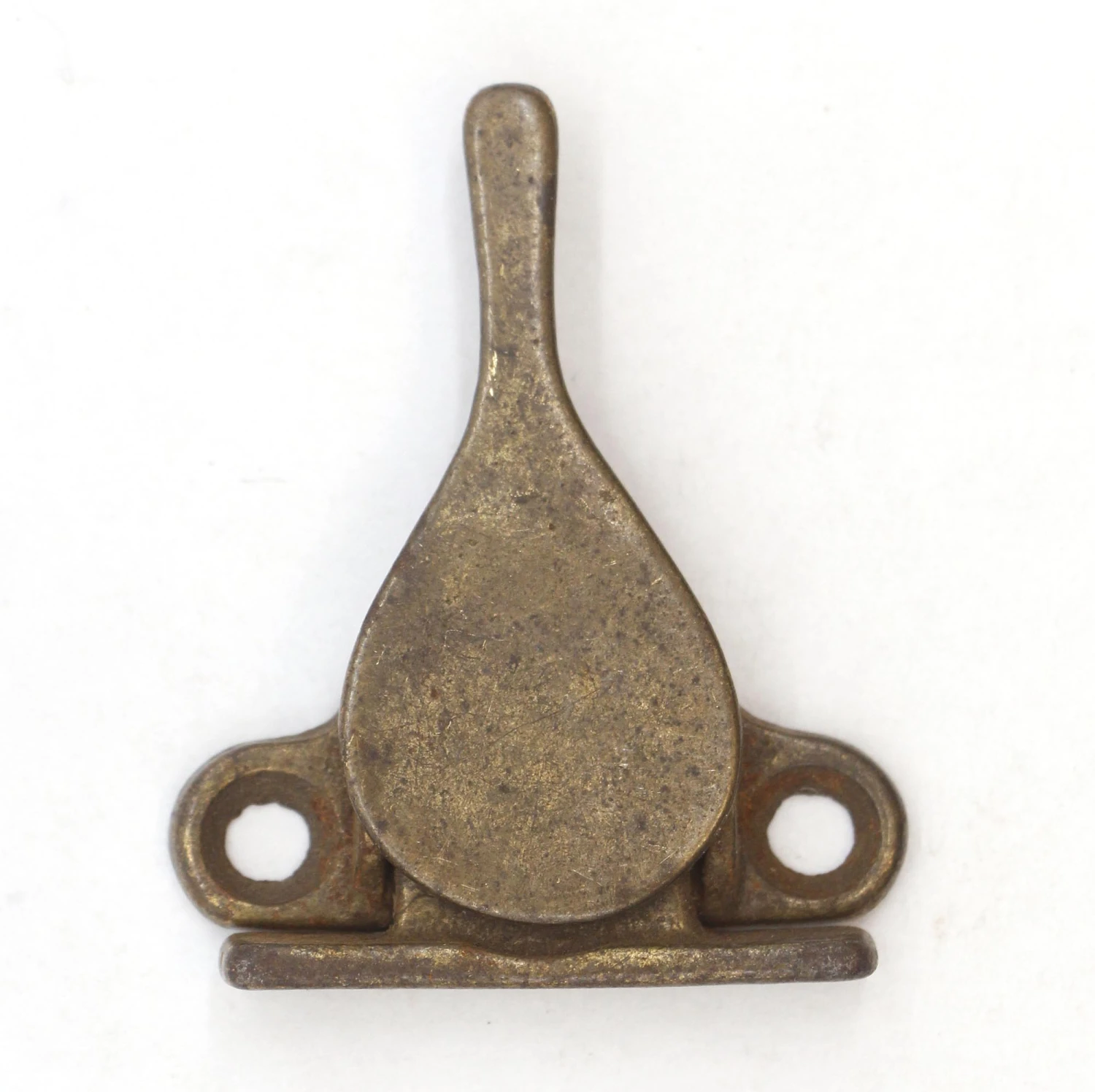 Vintage Brass Plated Steel Side Window Sash Lock 4 Vintage Brass Plated Steel Side Window Sash Lock - Image 2