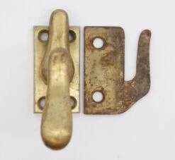 Reclaimed Patina Brass Window Casement Latch