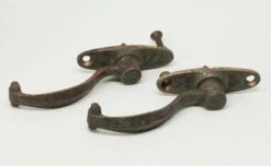 Set Of Two Bronze Tudor Shutter Latches