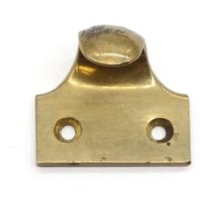 Vintage 1.625 In. Polished Cast Brass Window Sash Lift