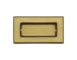Vintage 3.25 In. Classic Brass Plated Steel Window Sash Lift