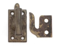 Vintage T Handle Bronze Plated Window Casement Latch